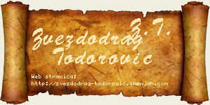 Zvezdodrag Todorović vizit kartica